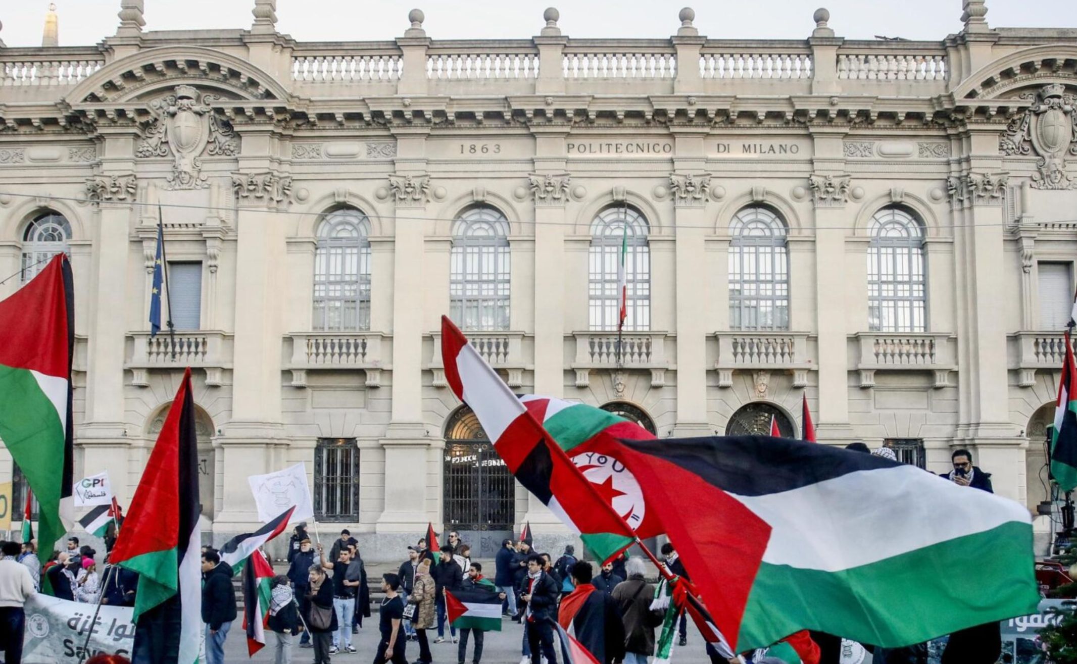 mozione gaza politecnico milano