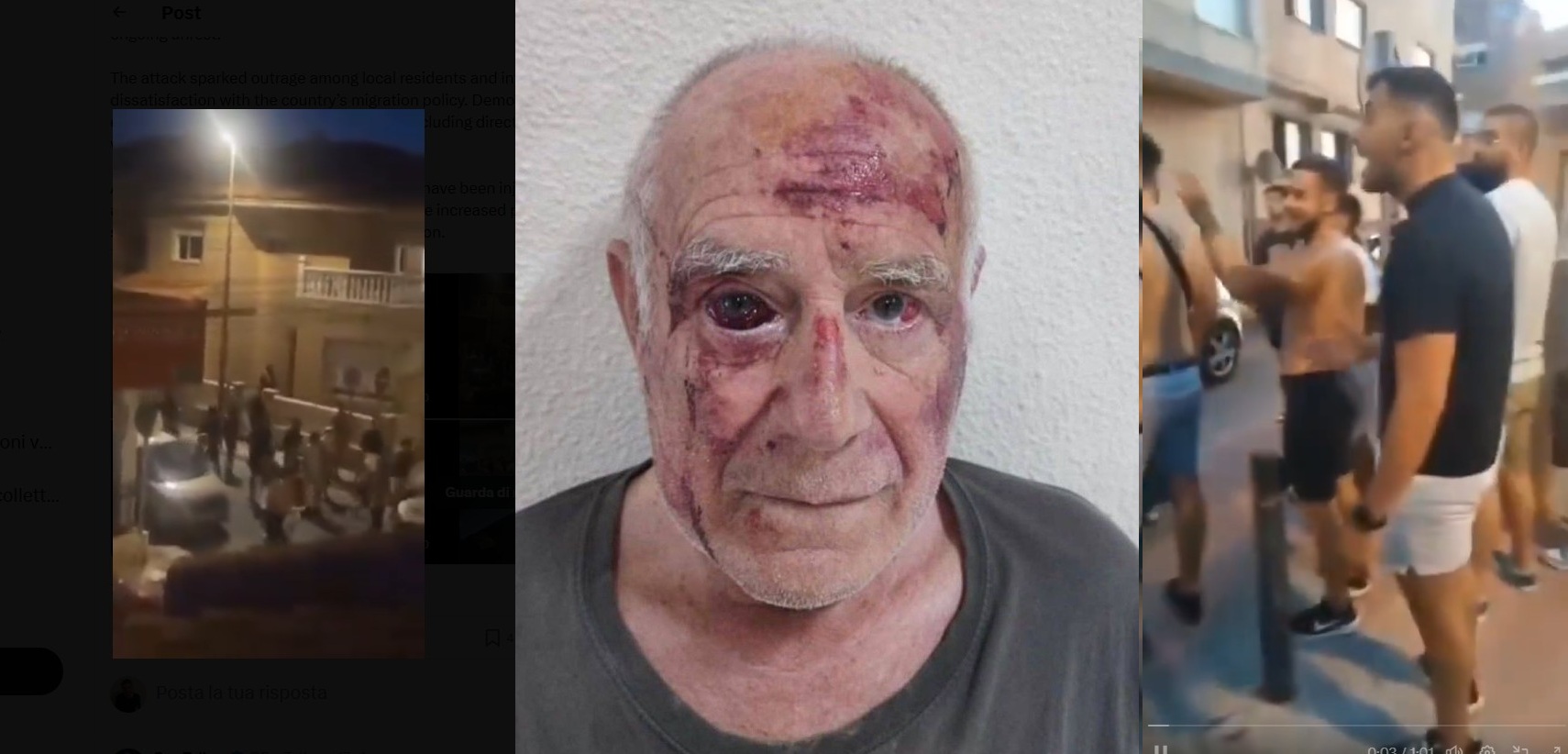 spagna torre pacheco caccia migrante