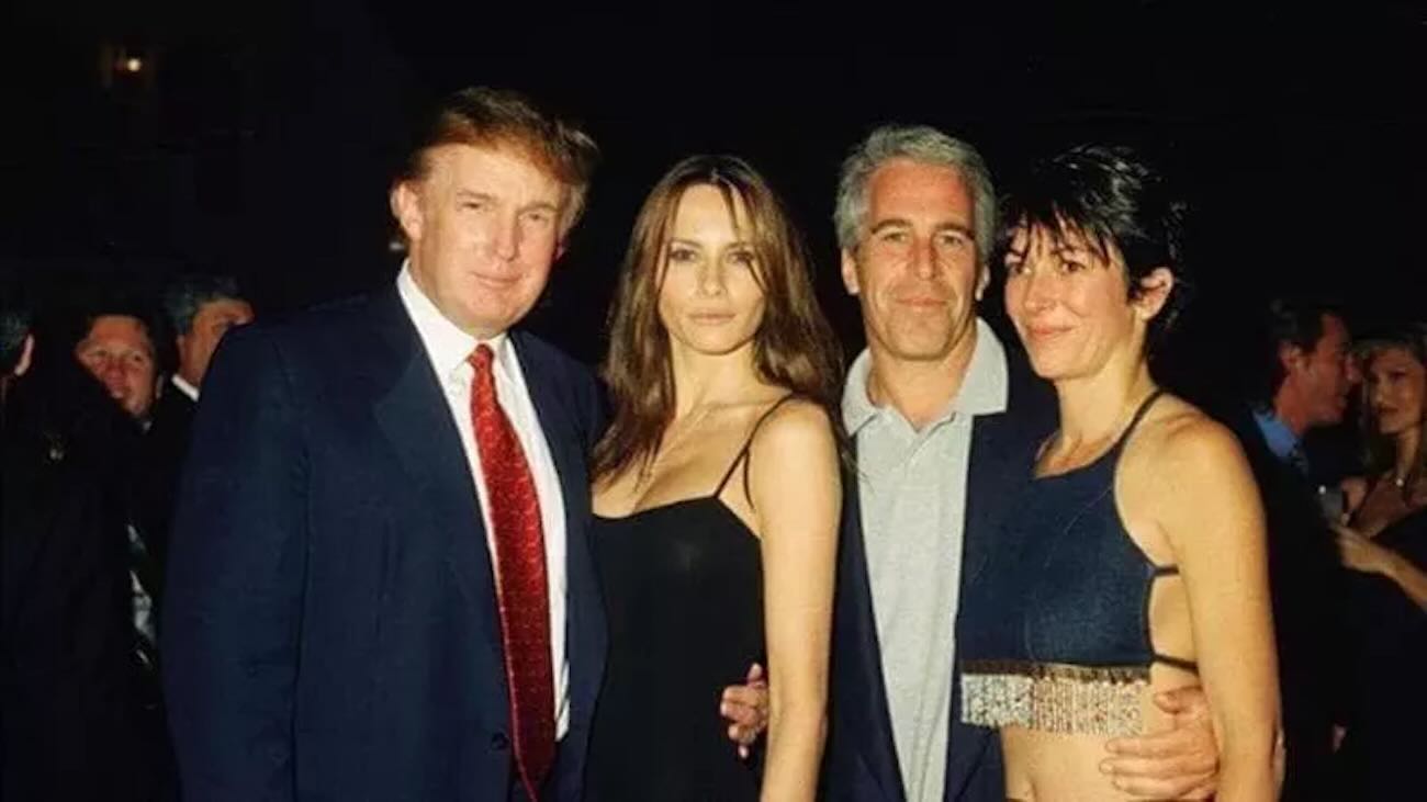 Donald Trump con Jeffrey Epstein