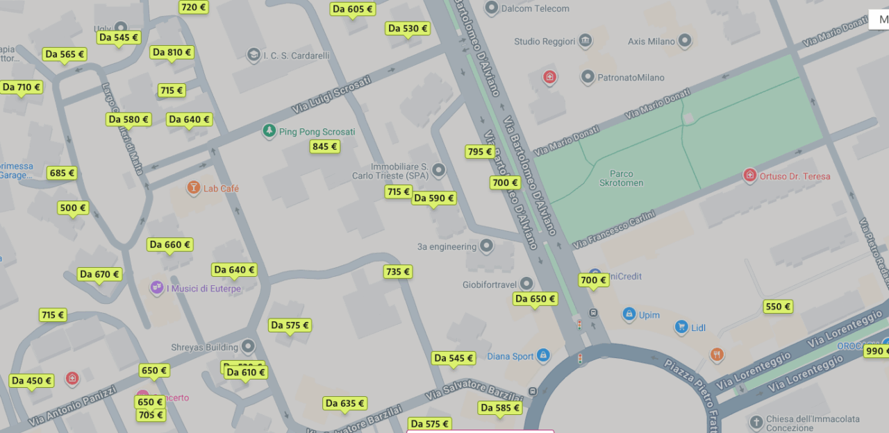 Quanto costano le stanze in affitto in zona Lorenteggio Milano