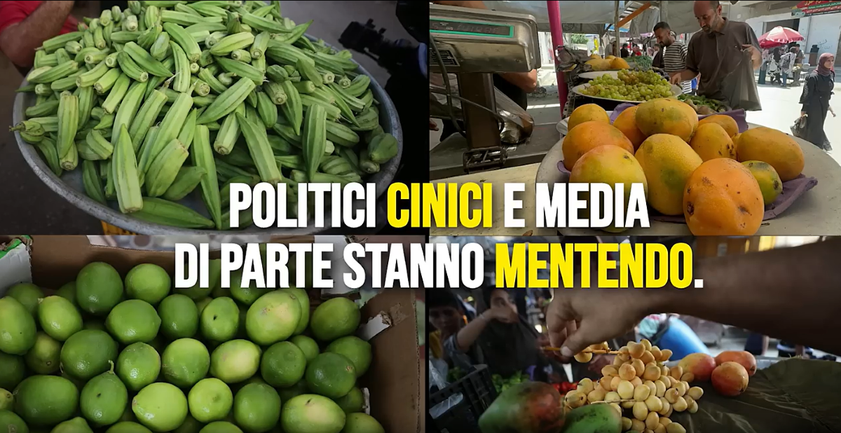 Video israele cibo gaza