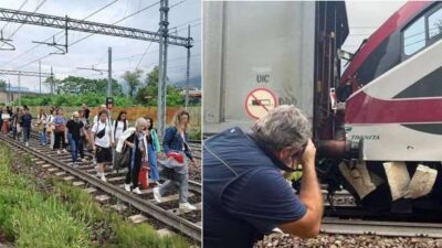 brennero trento incidente treni