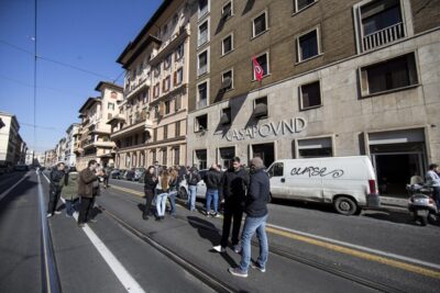 casapound sgombero via napoleone iii