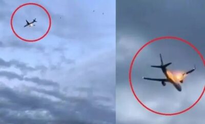 Con dor Airlines motori fuoco