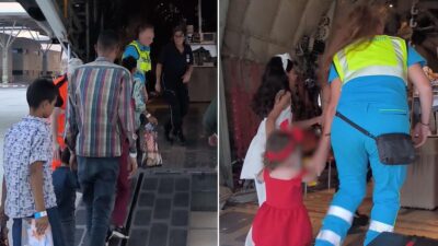 gaza volo bambini cure mediche