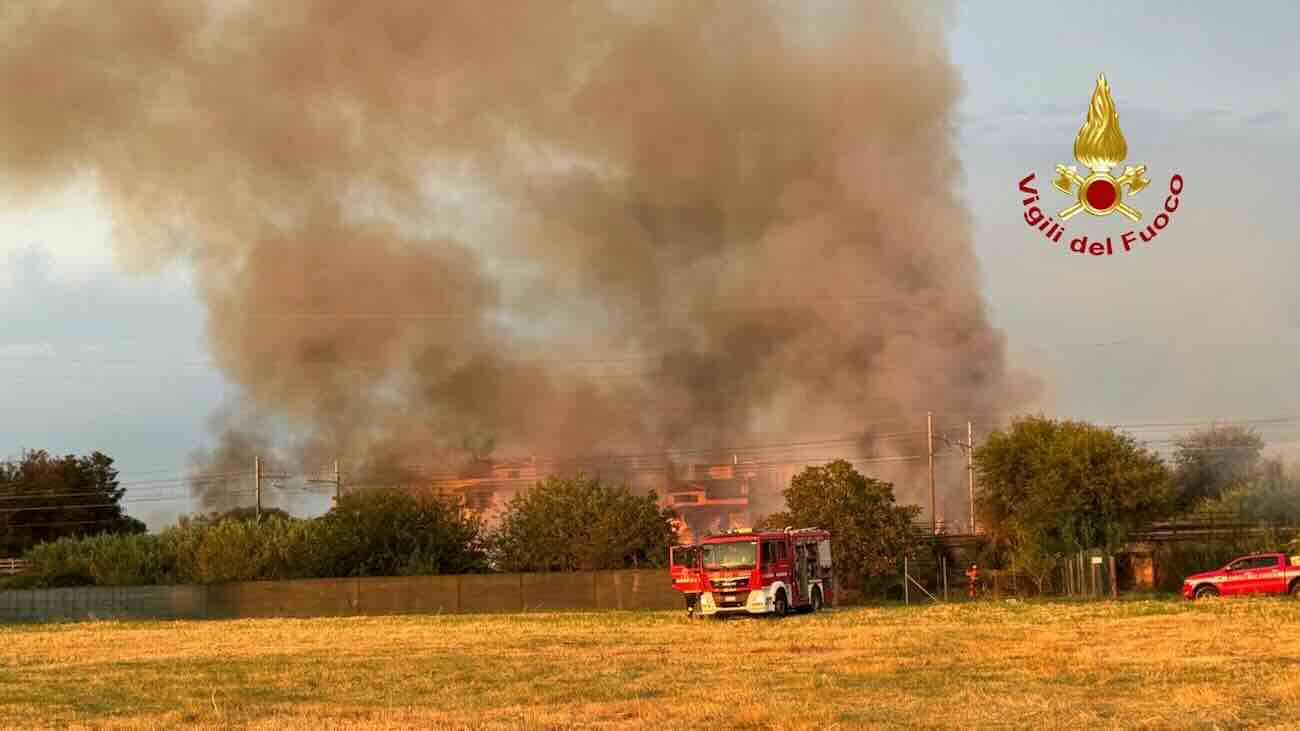 Incendio Grosseto