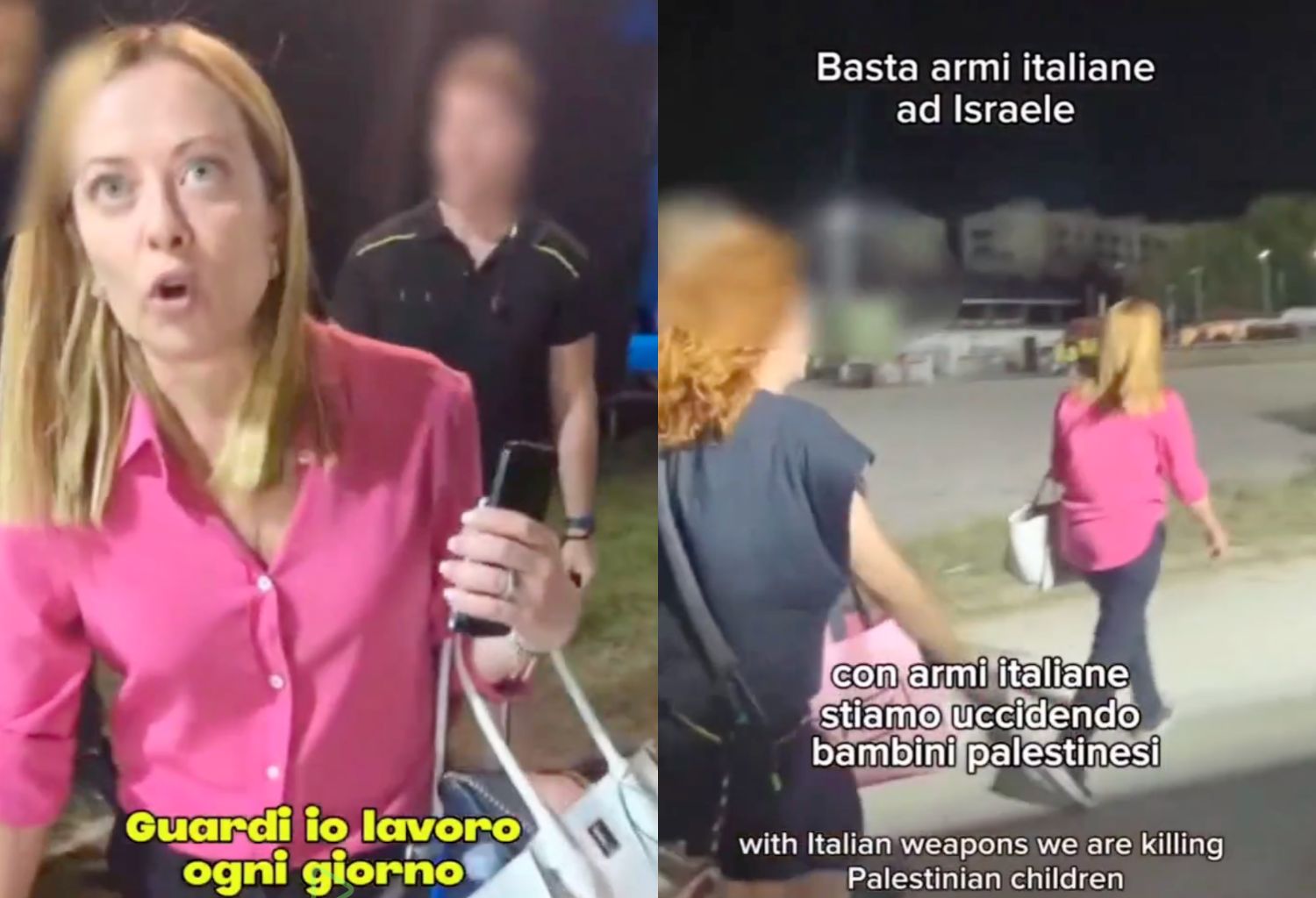 Giorgia Meloni litiga con un Pro Pal