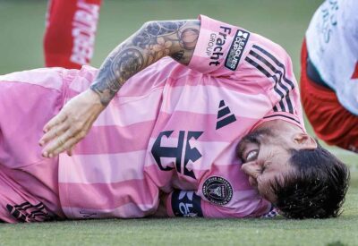 Lionel Messi infortunato
