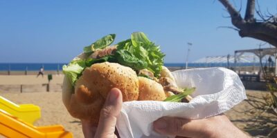 monopoli panino spiaggia celiachia