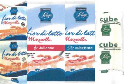 Mozzarella ritirata