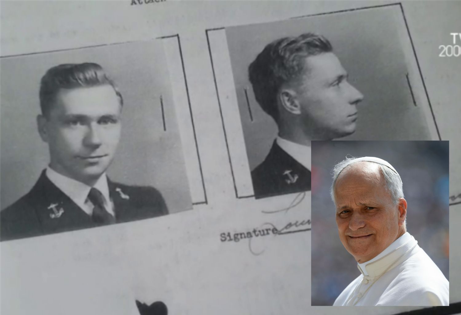 Papa Leone, padre nella Marina Usa