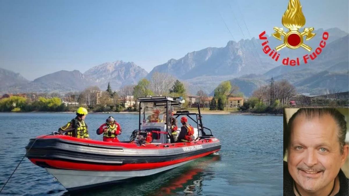 papà scomparso lago di como