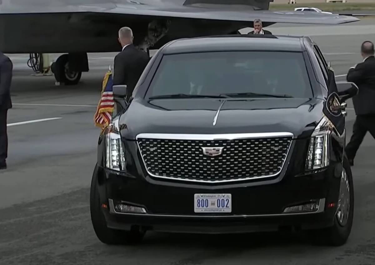 the beast limousine trump putin
