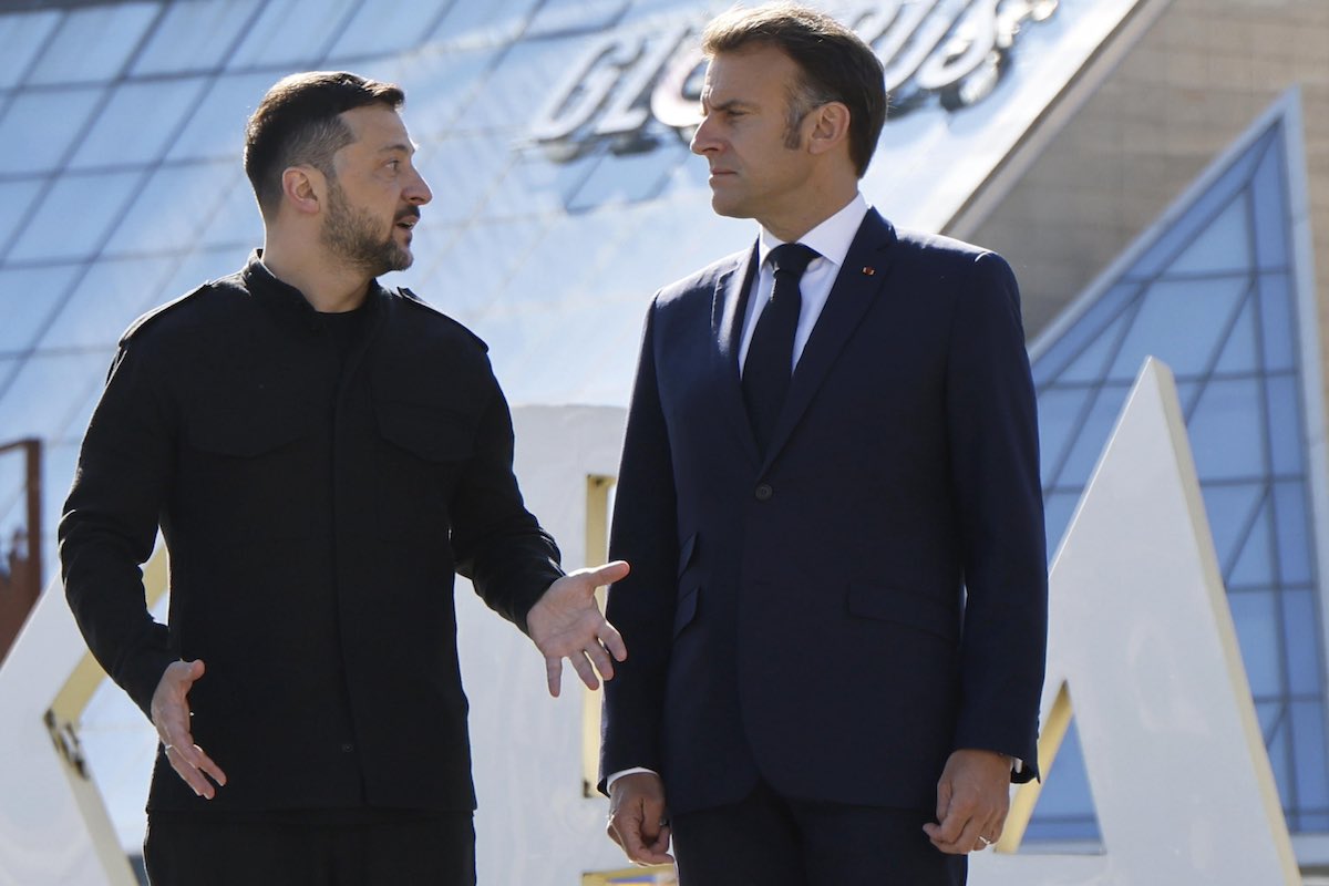 zelensky putin macron