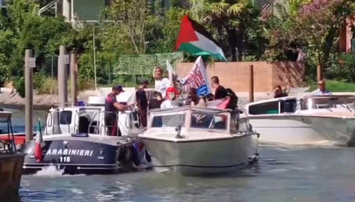 anna foglietta venezia lido carabinieri global flottilla