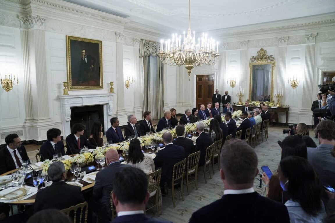 cena big tech trump casa bianca