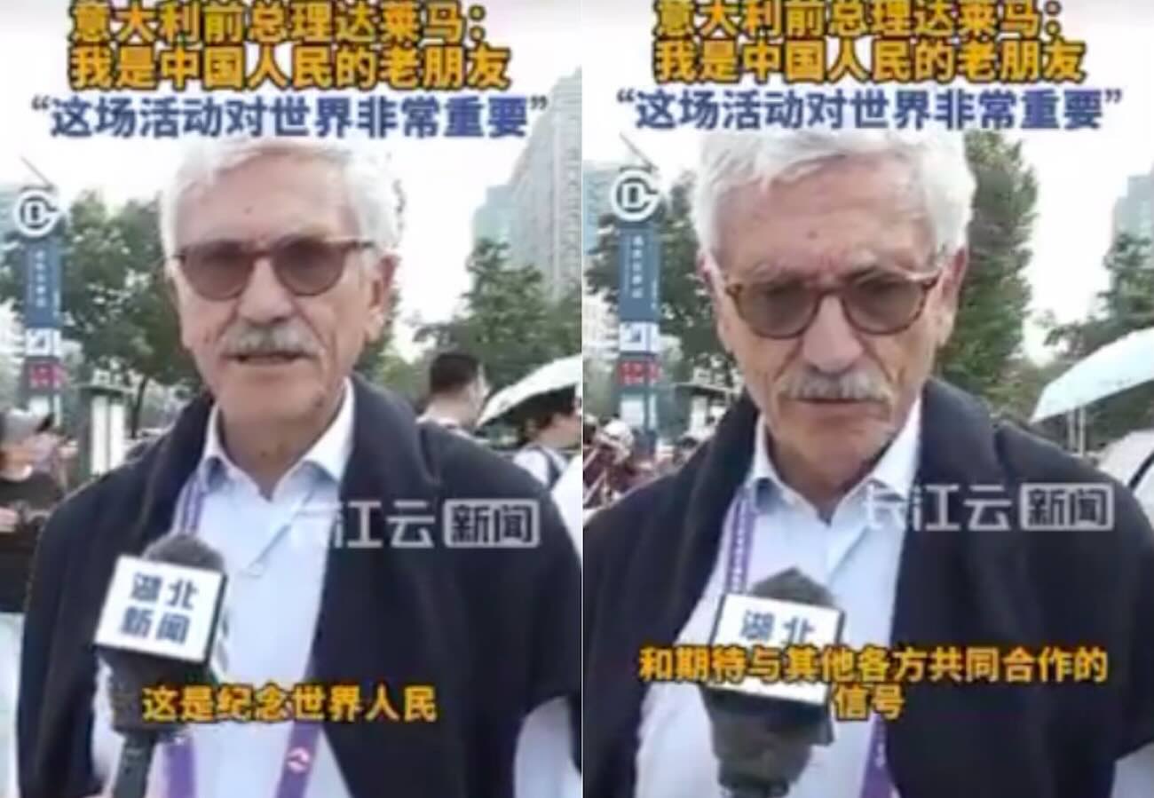 D'Alema alla parata militare di Pechino
