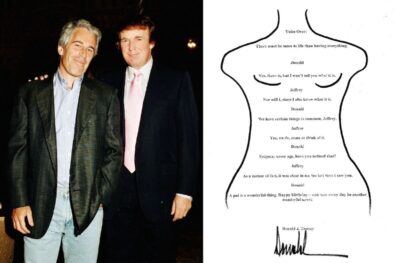 epstein trump lettera compleanno