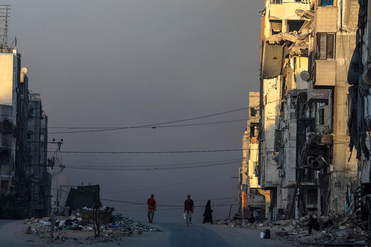 gaza esplosioni palazzi