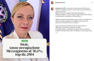 meloni istat