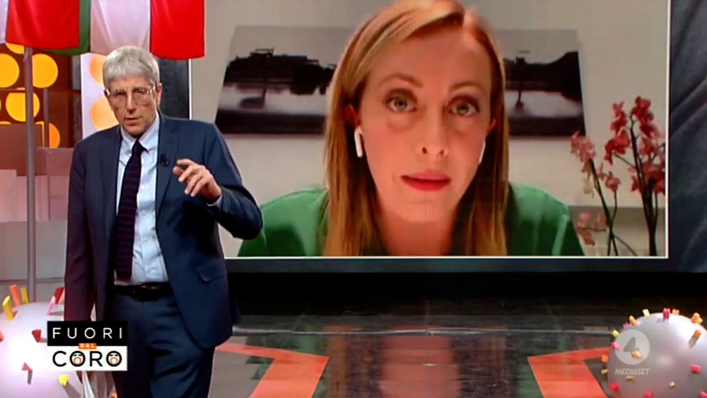 giorgia meloni mario giordano