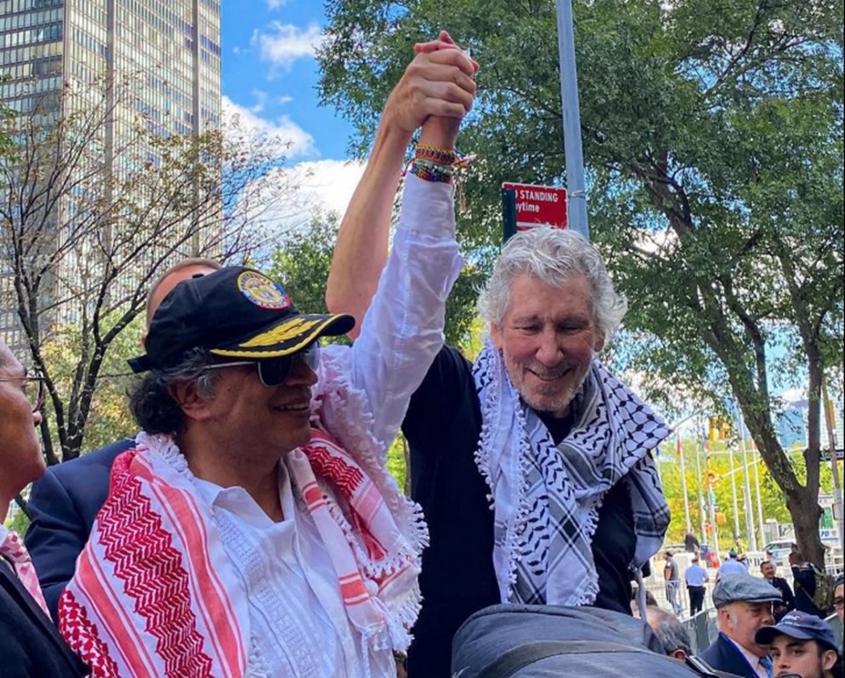 gustavo pedro new york palestina roger waters