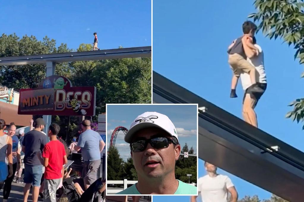hersheypark bambino montagne russe salvataggio