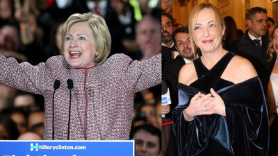 hillary Clinton, Giorgia meloni vestono armani