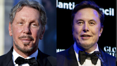 Larry Ellison e Elon Musk