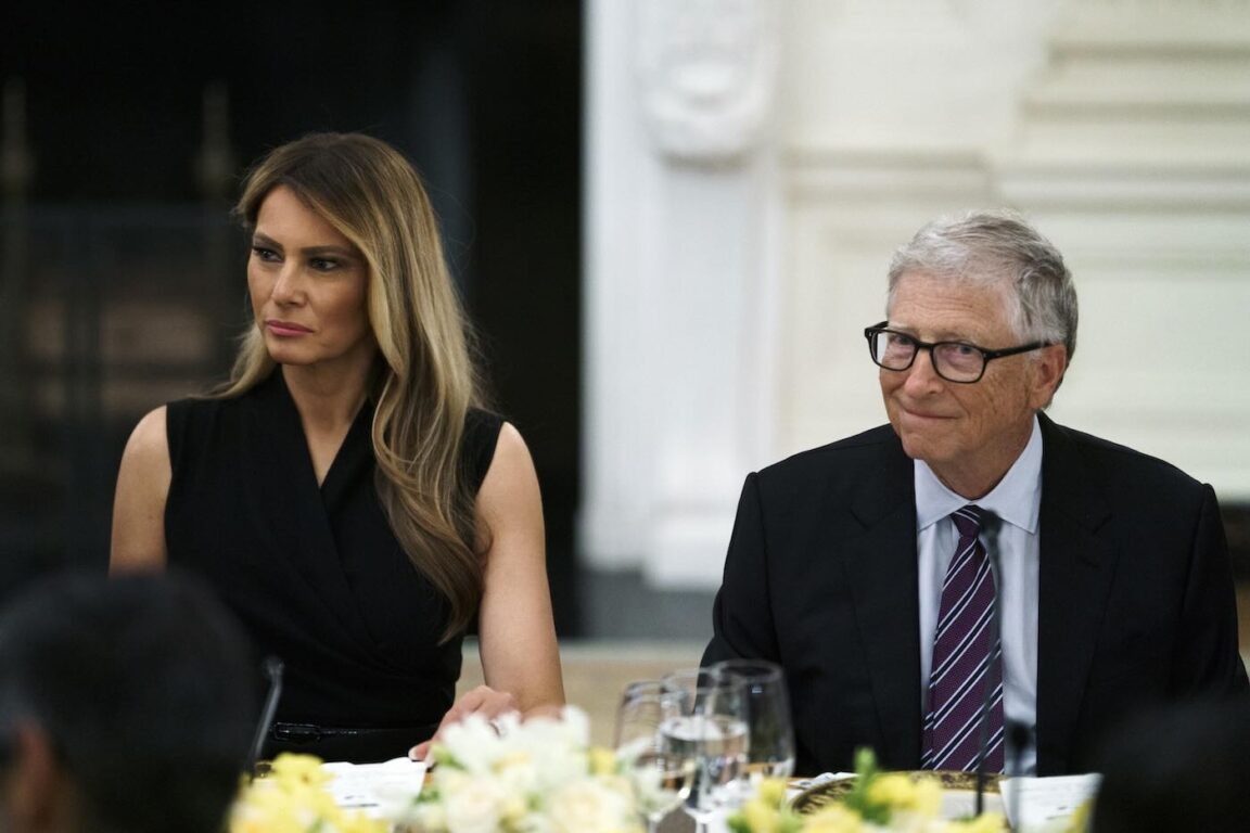 melania trump bill gates