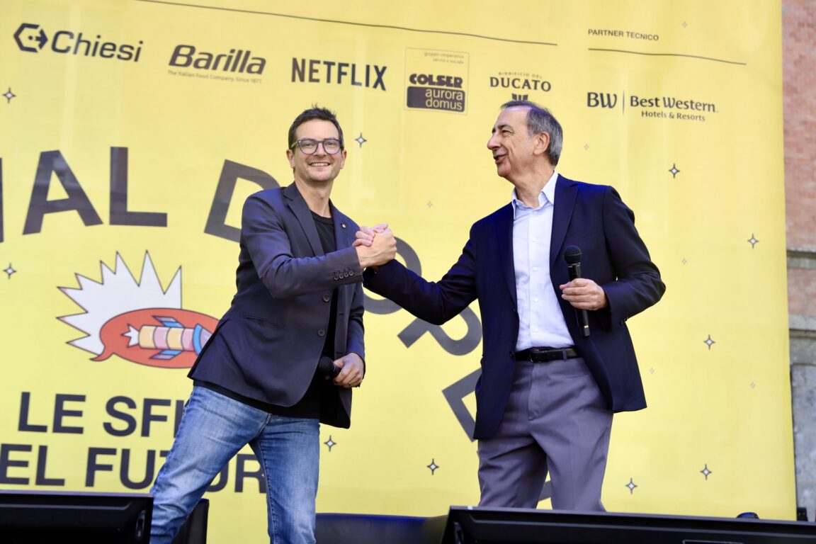 Michele Guerra e Beppe Sala