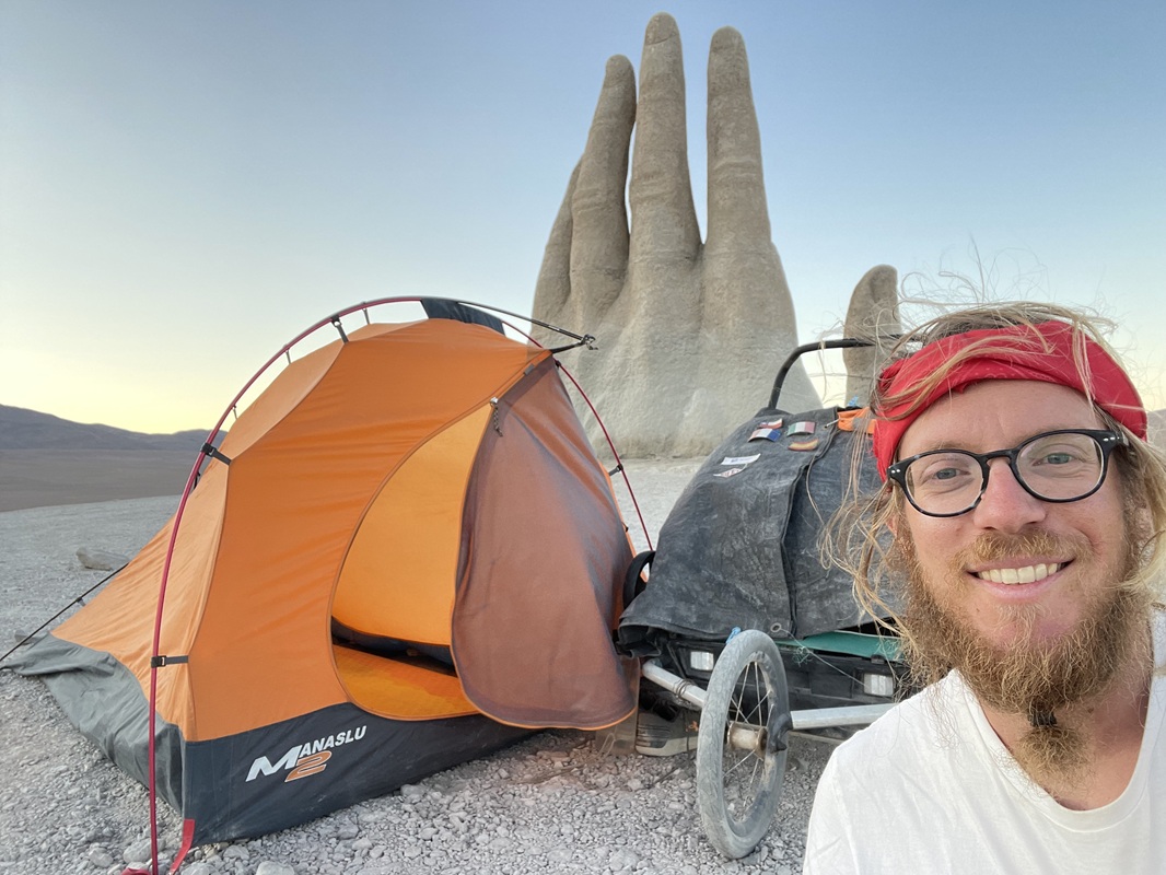 nicolò guarrera giro del mondo a piedi