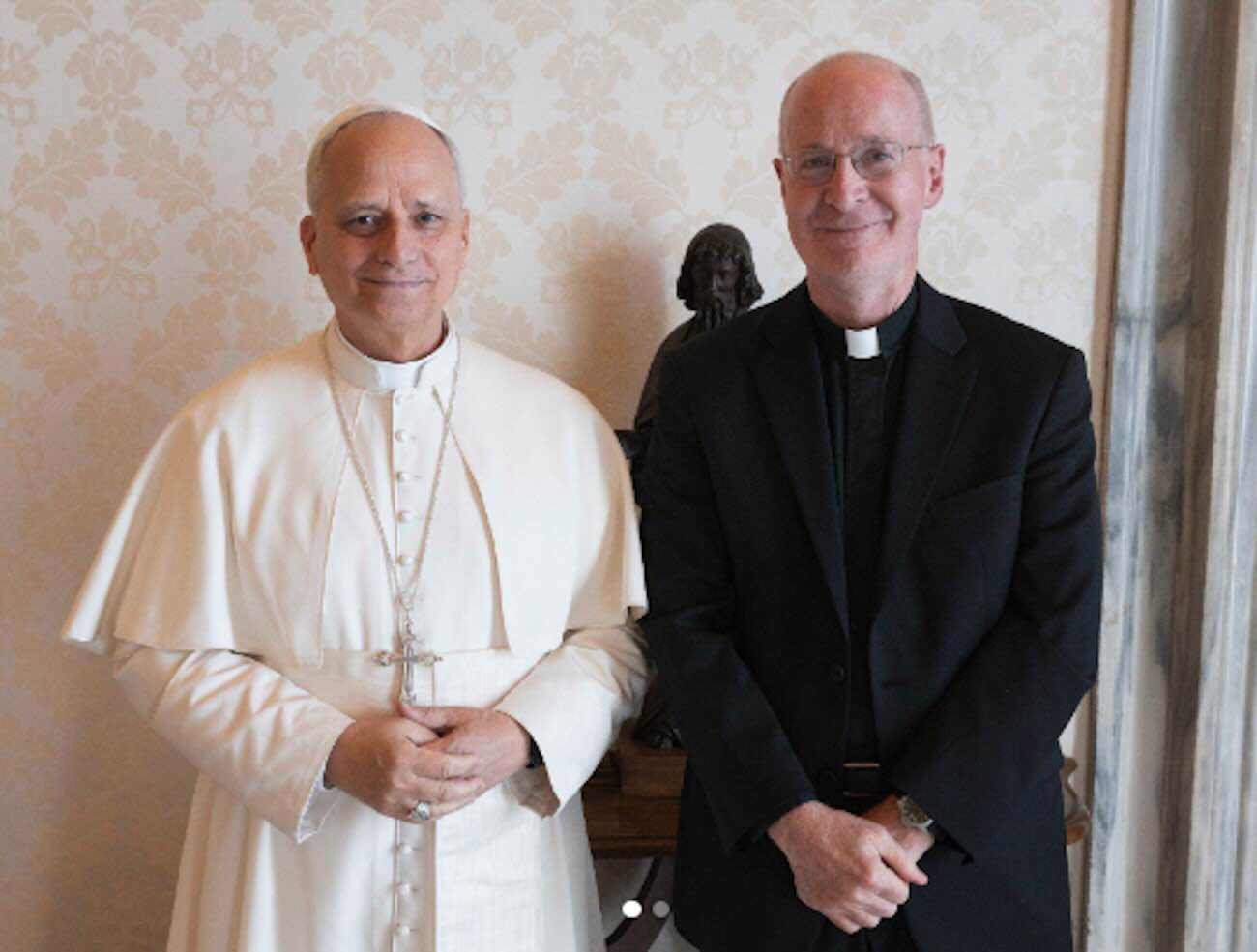 Papa Leone con padre Martin