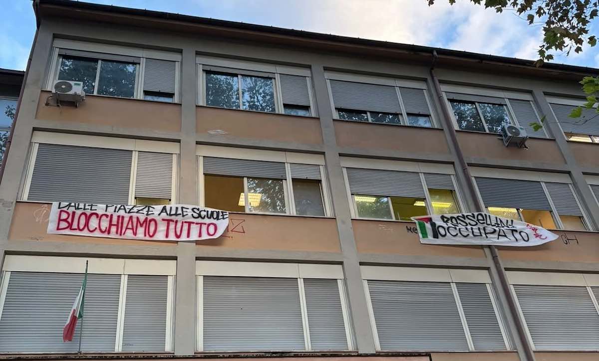 rossellini occupato roma gaza global sumud flotilla