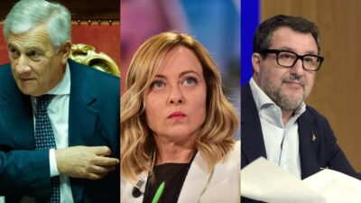 tajani meloni salvini