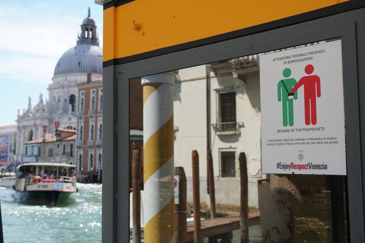 venezia borseggiatori pickpocket denuncia