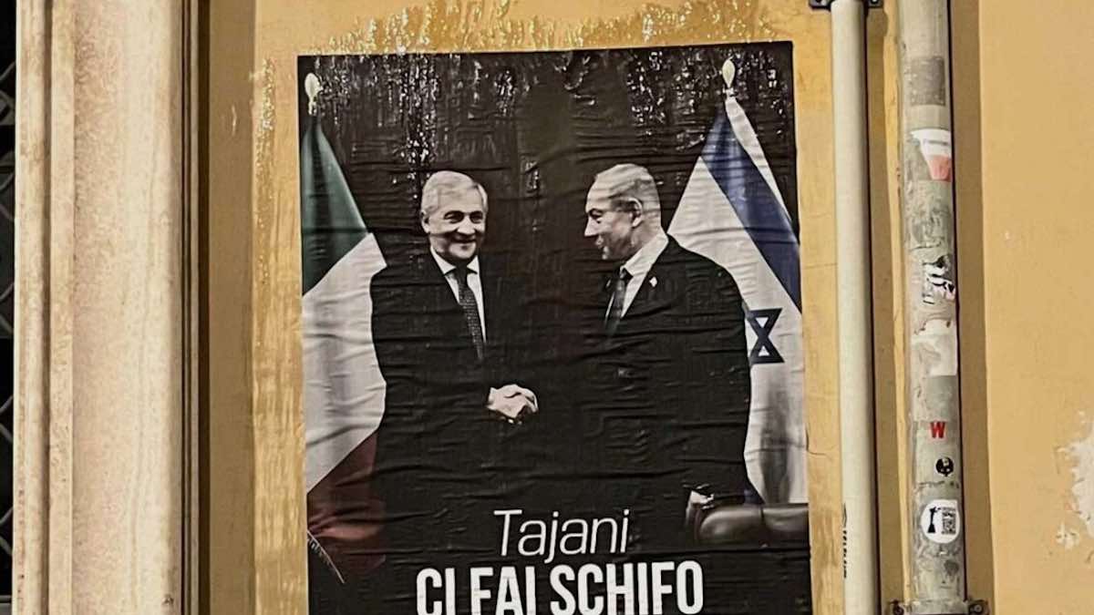 viterbo manifesti tajani