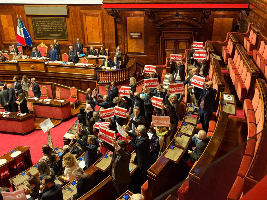 proteste senato opposizione riforma giustizia