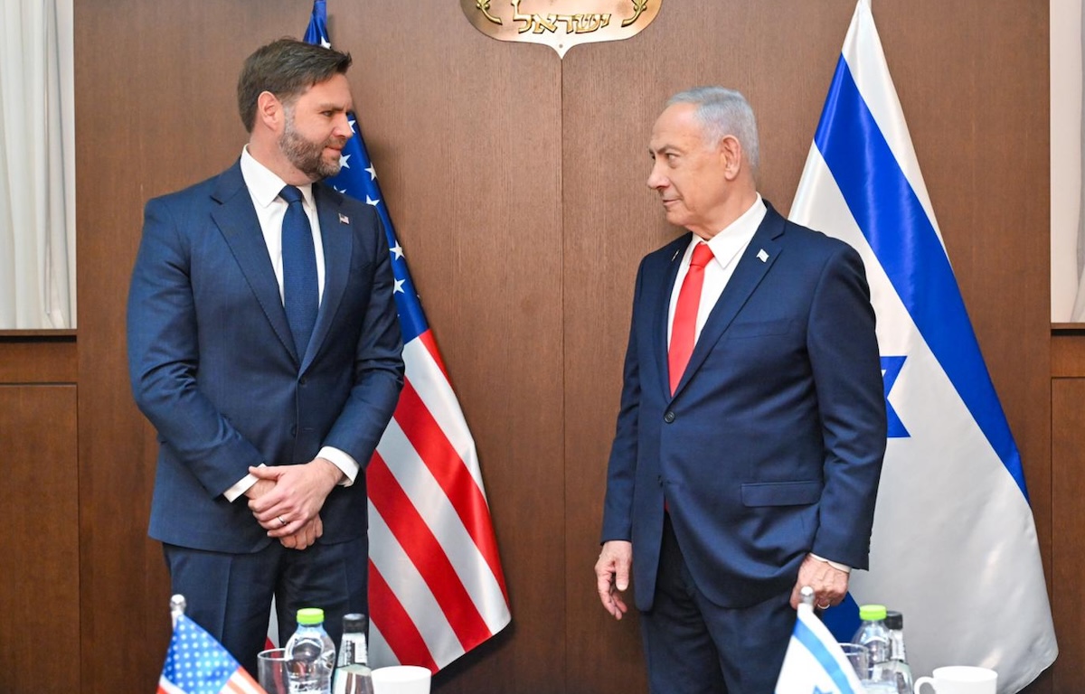 JD Vance Netanyahu Usa Israele