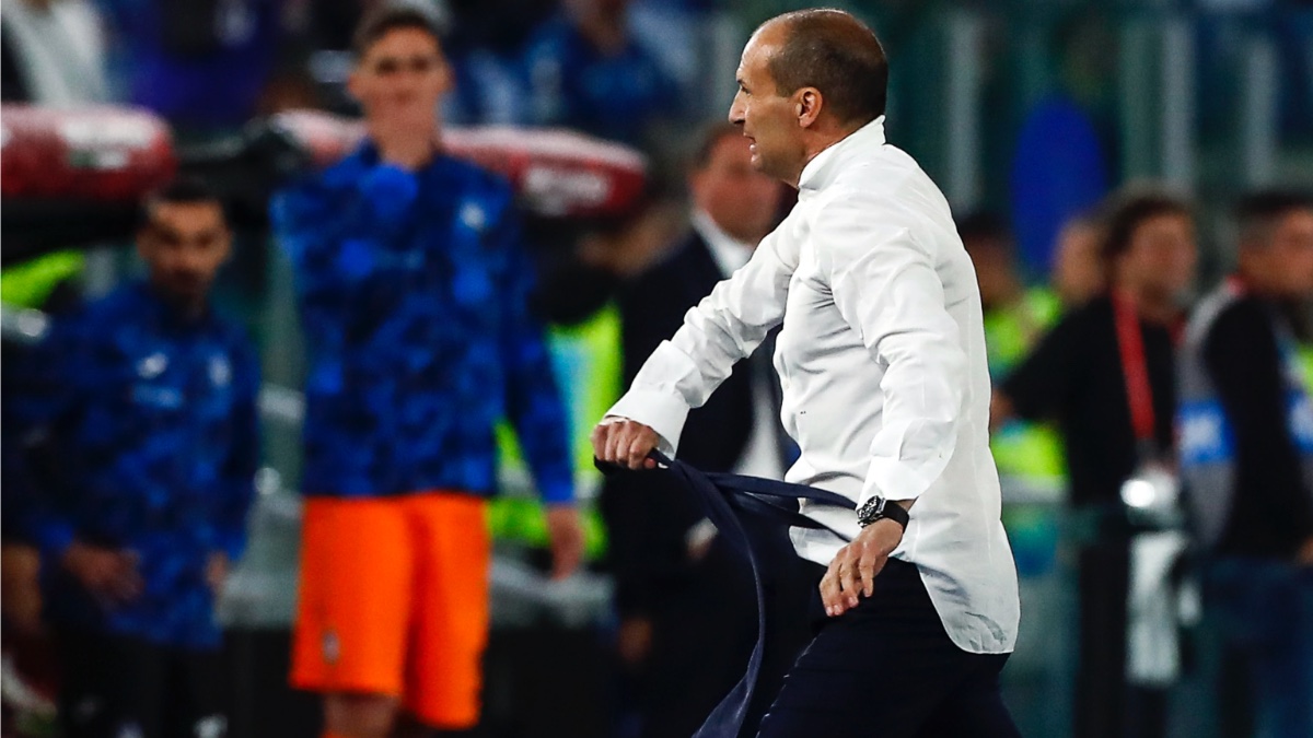 allegri sfuriata juventus 2025 coppa italia