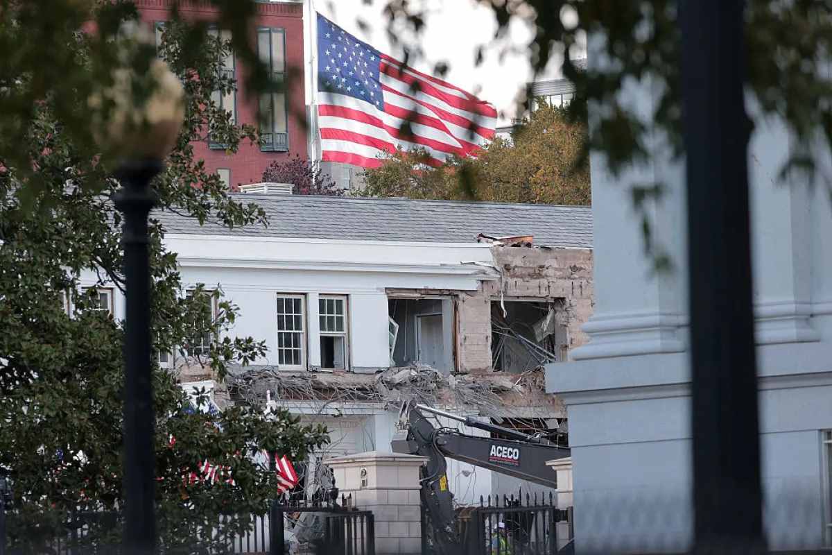 casa bianca demolizioni donald trump washington