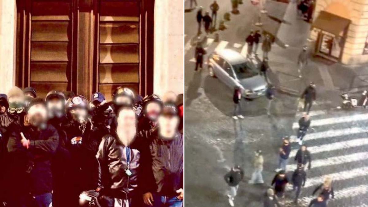 casapund agguato roma pro palestina video