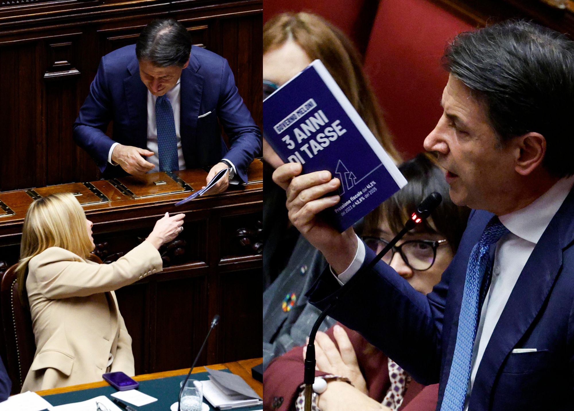 conte libro tasse meloni