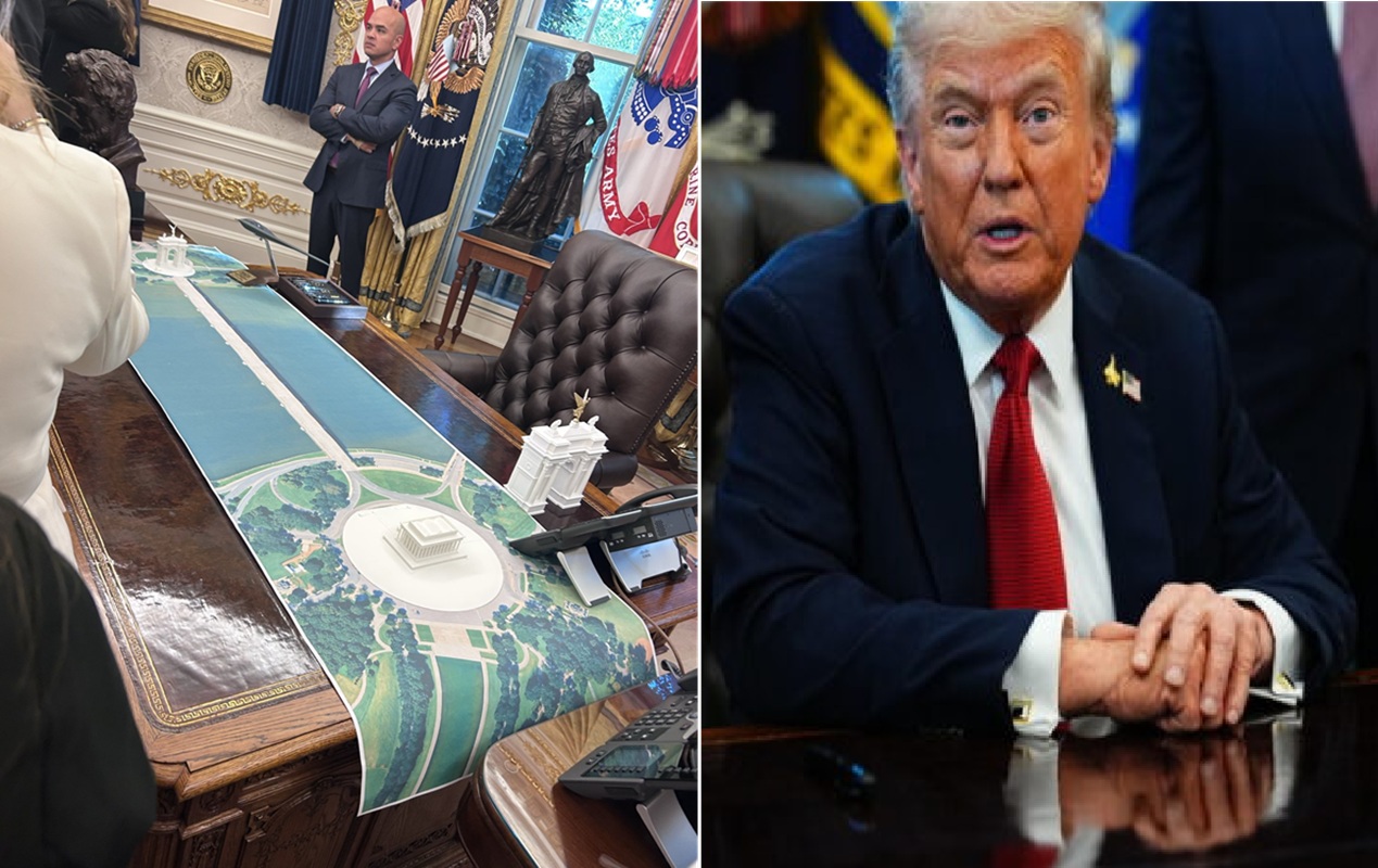 donald trump arco di trionfo washington