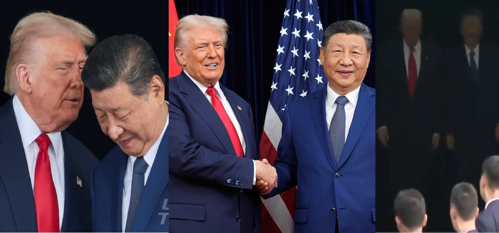 donald trump xi jinping stretta di mano usa cina