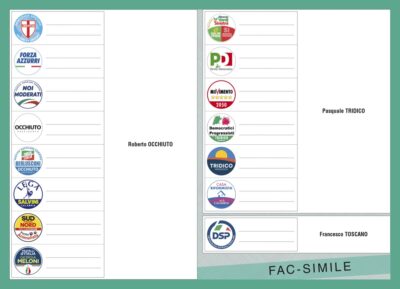 fac simile circoscrizione Centro Calabria