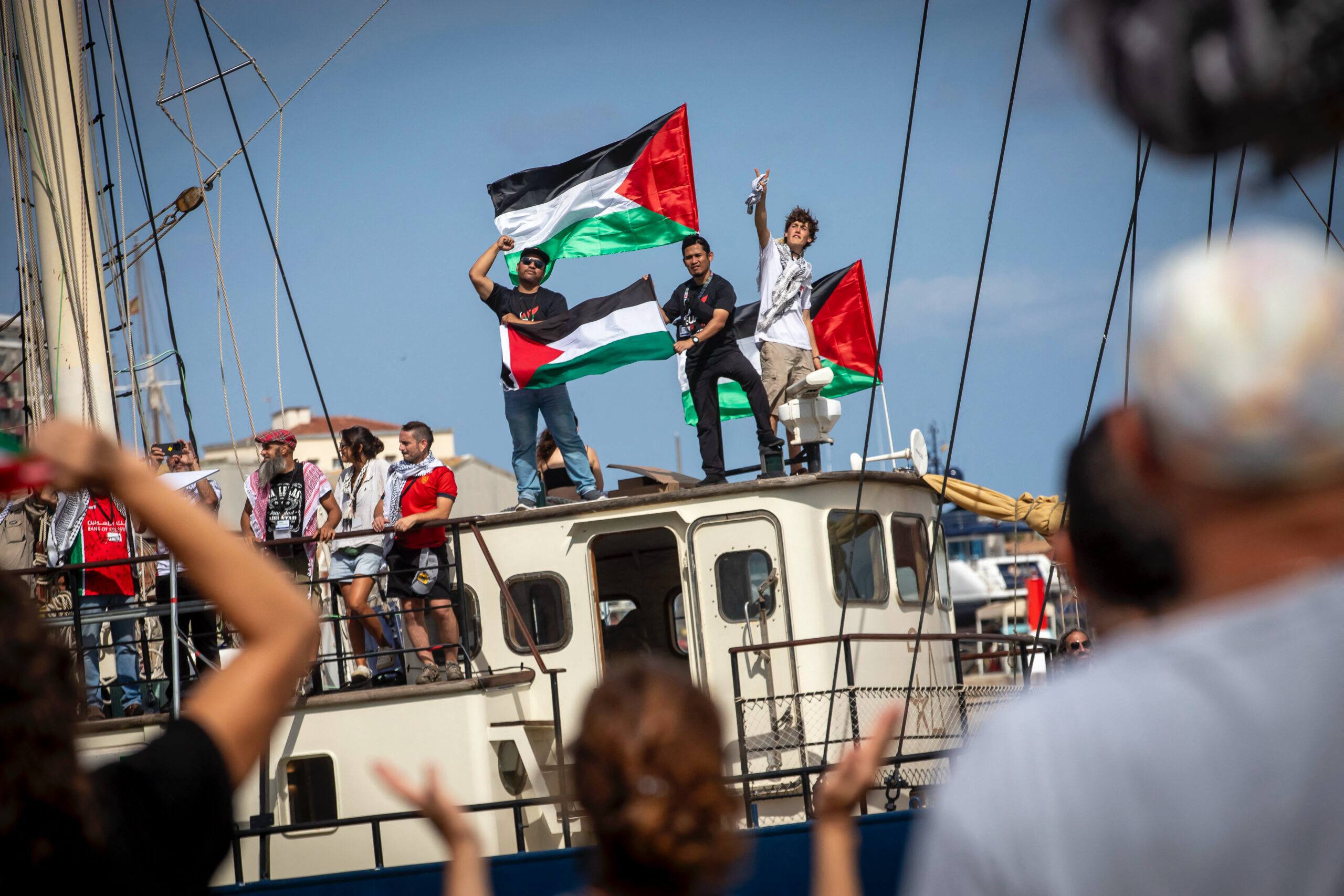 global sumud flotilla abbordaggio navigazione gaza