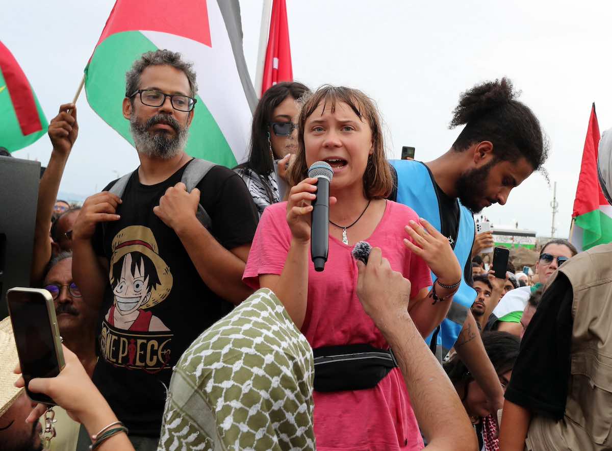 greta thunberg flotilla espulsione