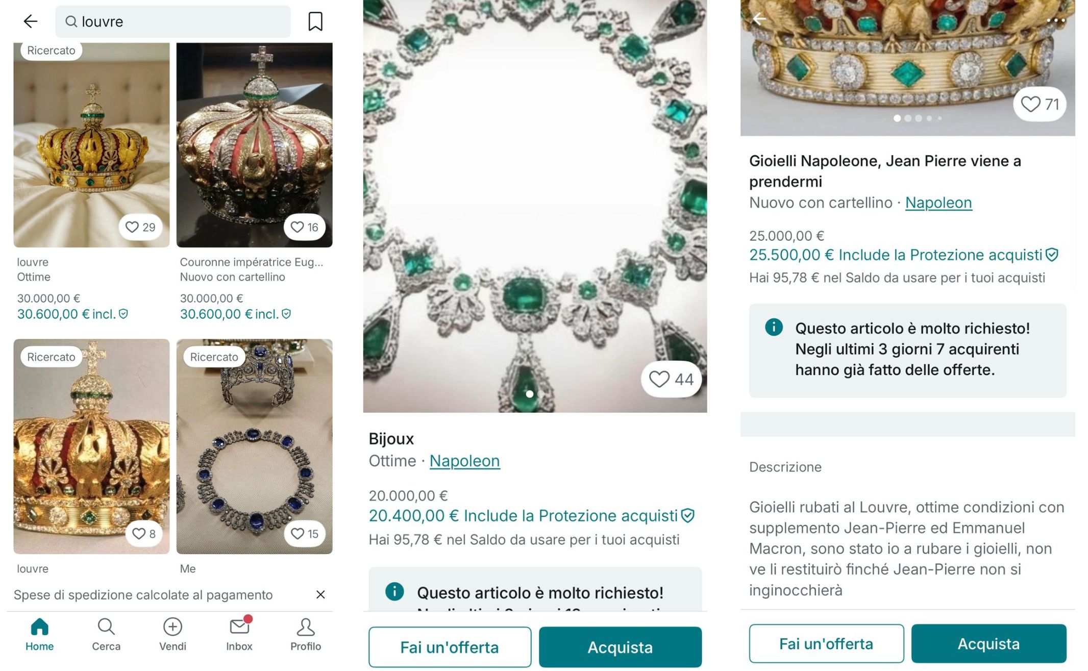 louvre vinted