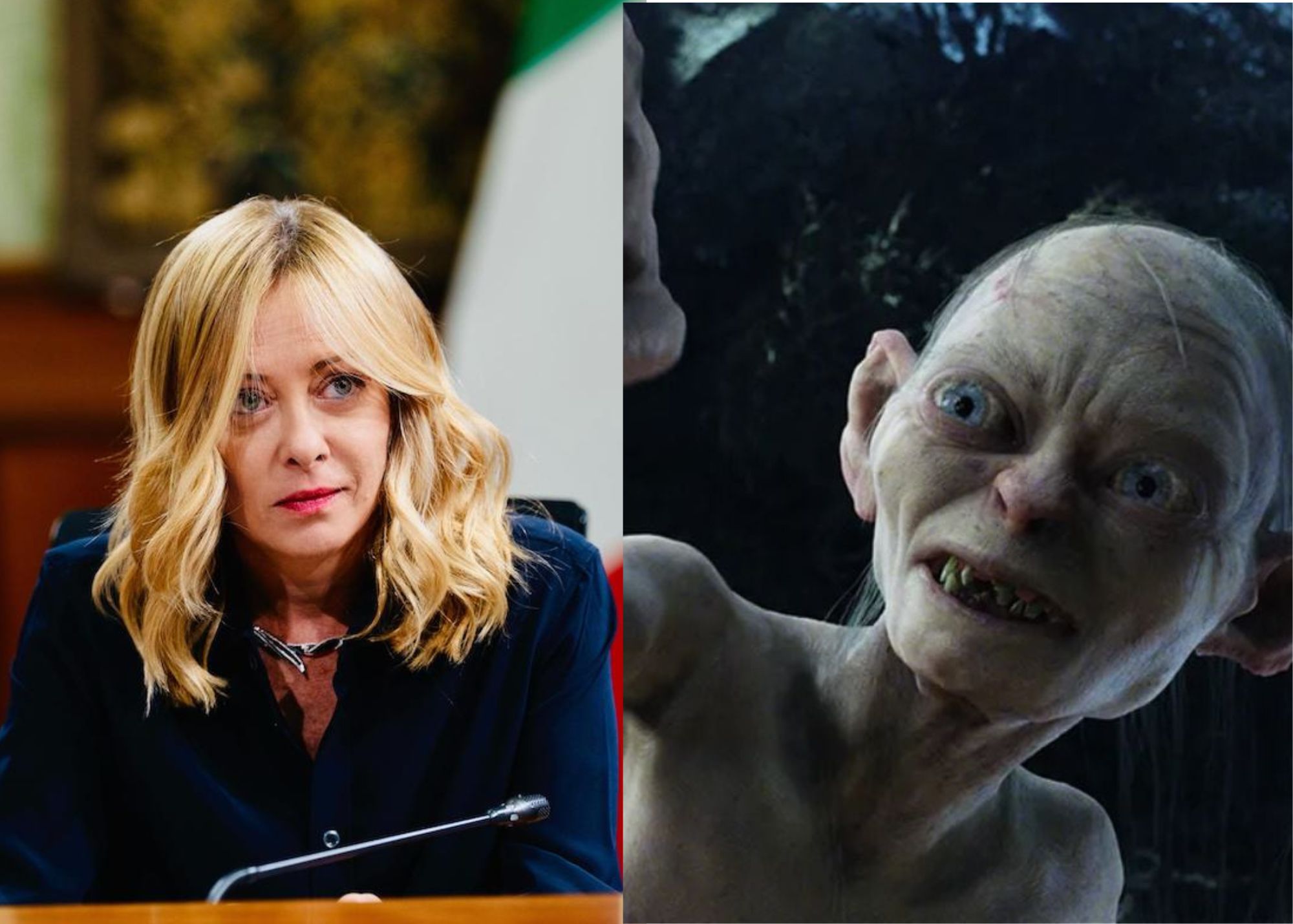 meloni gollum